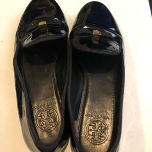 Tory Burch shoes. Black shiny patent